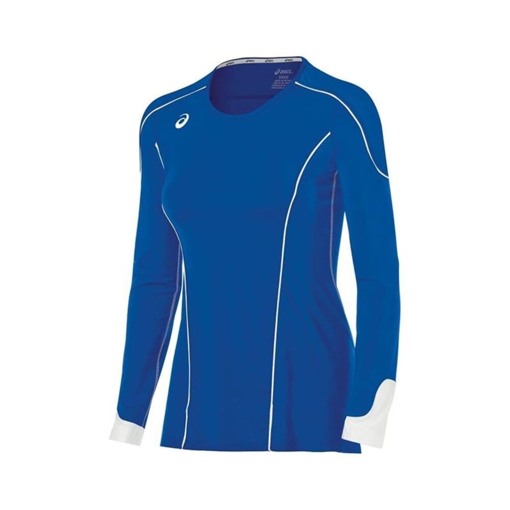 ASICS Womens Domain II Jersey, Blue, M, DM